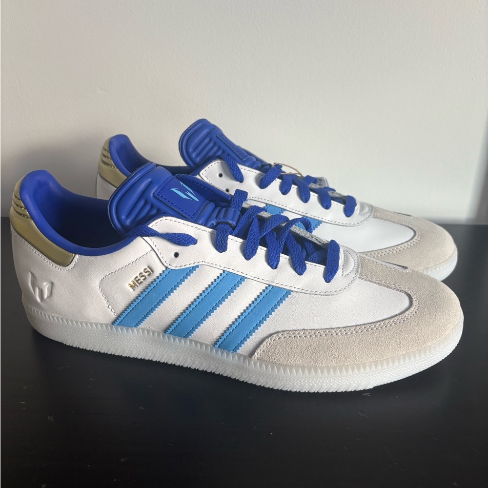 New Adidas Samba Indoor x Lionel Messi Mens Size 12 Sneakers Trainers ID3550